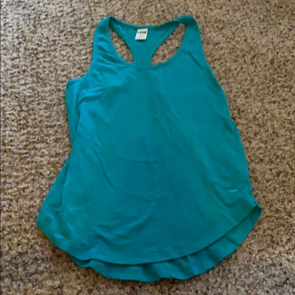 VS PINK Teal Workout Tank - S